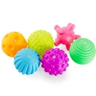 Детский мяч, текстурированная мульти-развивающая тактильная игрушка для чувствительности, детский тренировочный массажный мягкий мяч для снятия стресса