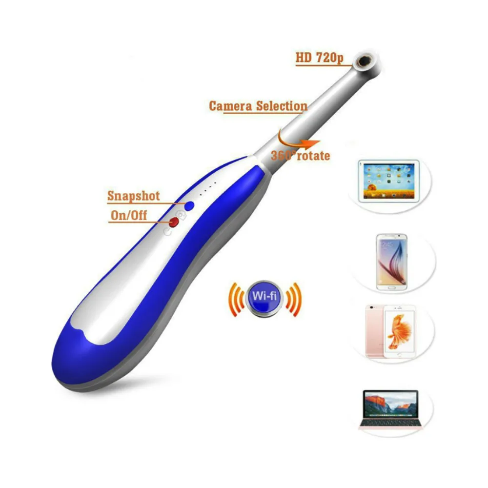Wi Fi HD интраоральный эндоскоп Беспроводной стоматологический Камера