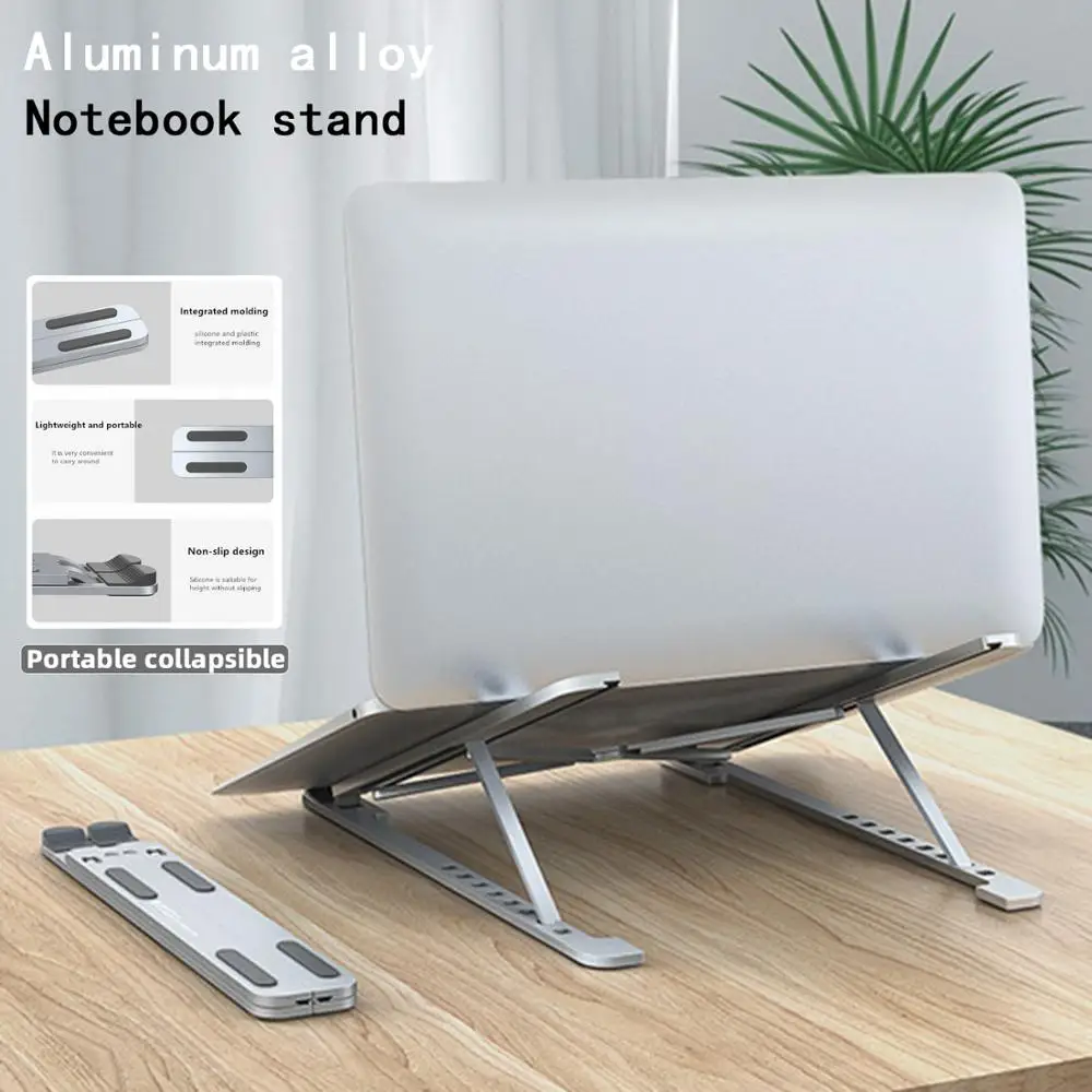 

Foldable Laptop Stand Adjustable Notebook Stand Portable Laptop Holder Tablet Stand Computer Support For MacBook Air Pro ipad
