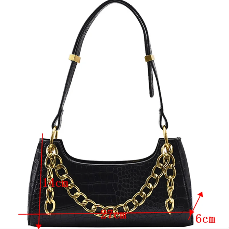 

[EAM] Women New Pearls Chains Small PU Leather Flap Personality All-match Crossbody Shoulder Bag Fashion Tide 2021 18A1783