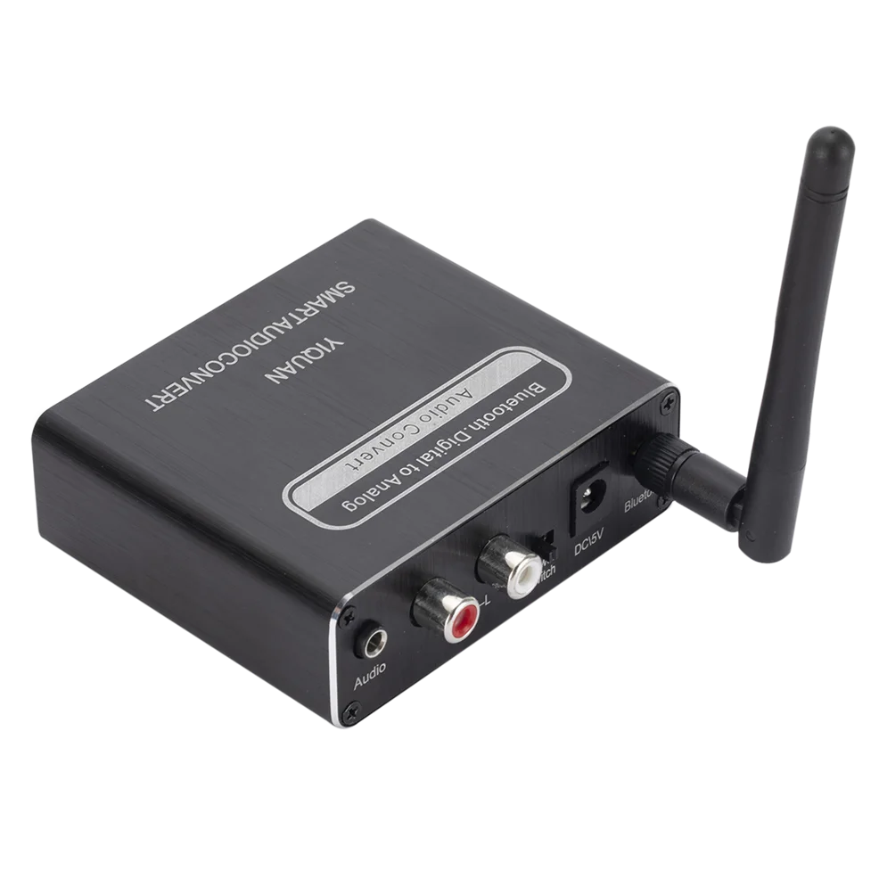 Цифро-аналоговый аудиоконвертер с Bluetooth 5 0 приемник воспроизведение микрофона