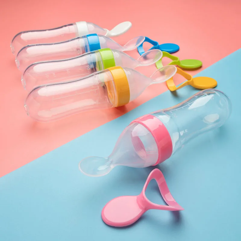 Ложка силиконовая для кормления новорожденных TYRU.HU бутылочка каши | Мать и