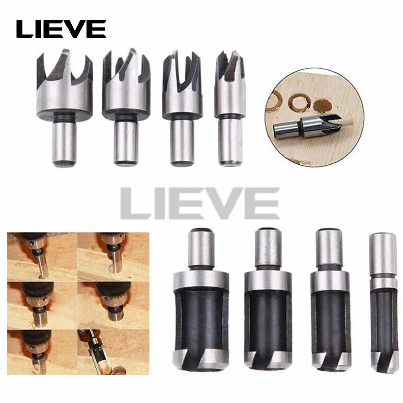 8 шт. деревянные пробки сверло из углеродистой стали круглые ручки