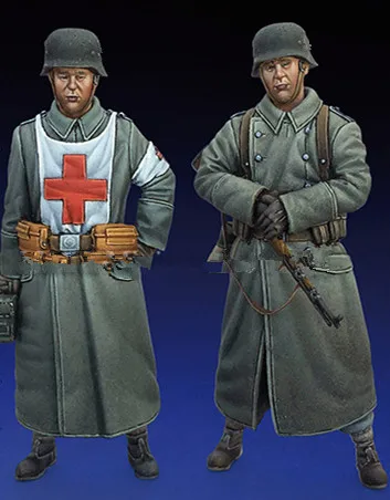 1/35 модельная фигурка из смолы разобранный Неокрашенный набор // 1013 (2