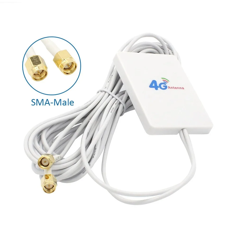 3g 4G антенна маршрутизатора панельная Wi-Fi LTE с SMA/TS9/CRC9 разъем 3 м кабель для huawei