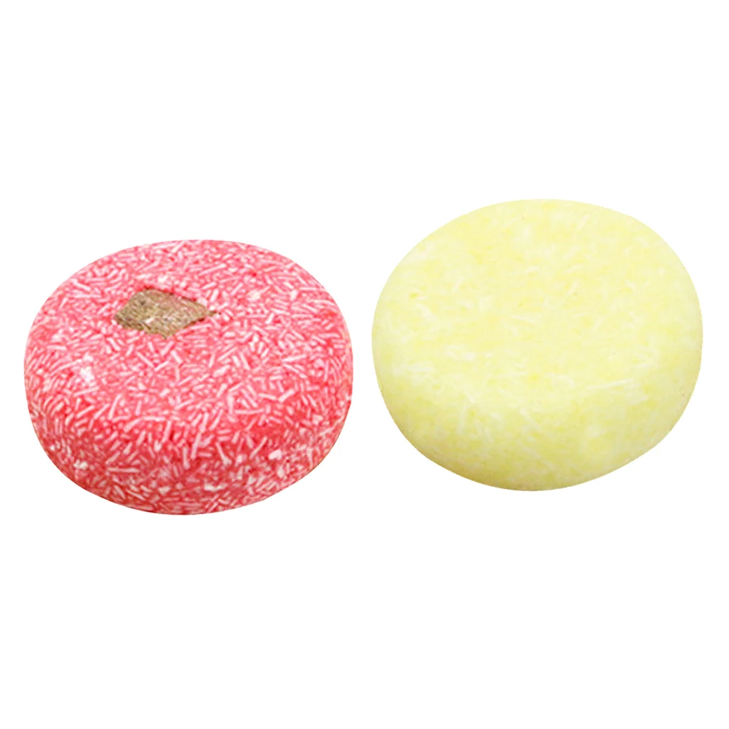 

2pcs Solid Shampoo Bar, Dry Bar Soap, Made with Natural & Organic Ingredients, Sulfate-Free, All Hair Types, 10g