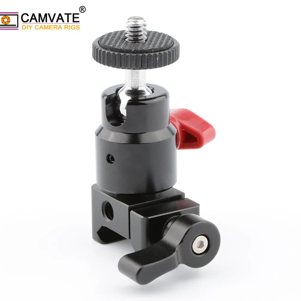 CAMVATE Quick Release НАТО зажим с 360 ° вращающееся крепление МНИ шаровой головки и 1/4 "-20