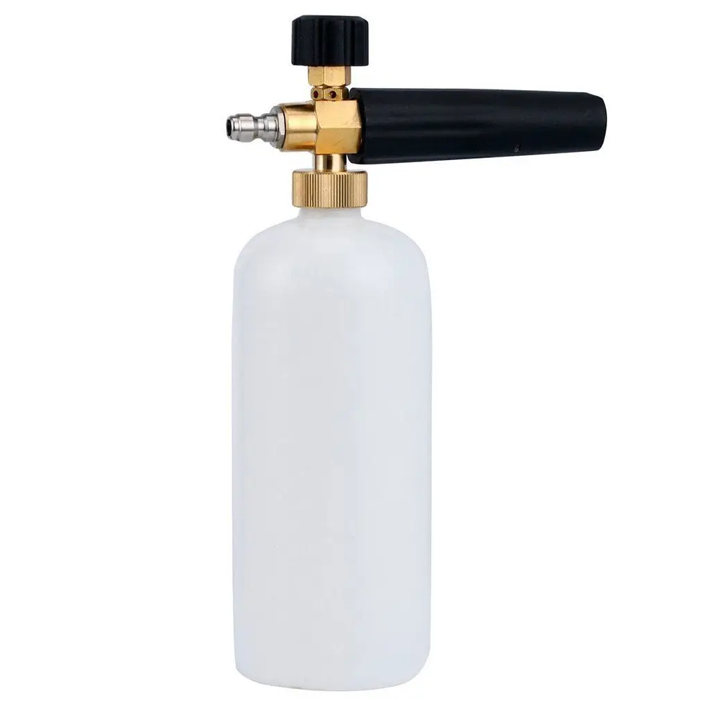 

1/4 Quick Release Snow Foamer Washer Gun Soap Lance Cannon Spray Pressure Jet motorcycle Car Wash Foam Bottle 1000ML