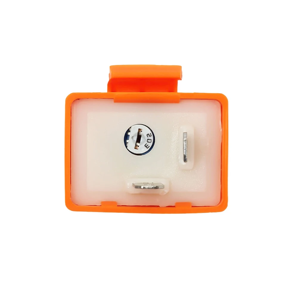 Реле указателей поворотов для LED ламп 2 х контактное 12В с регулировкой частоты