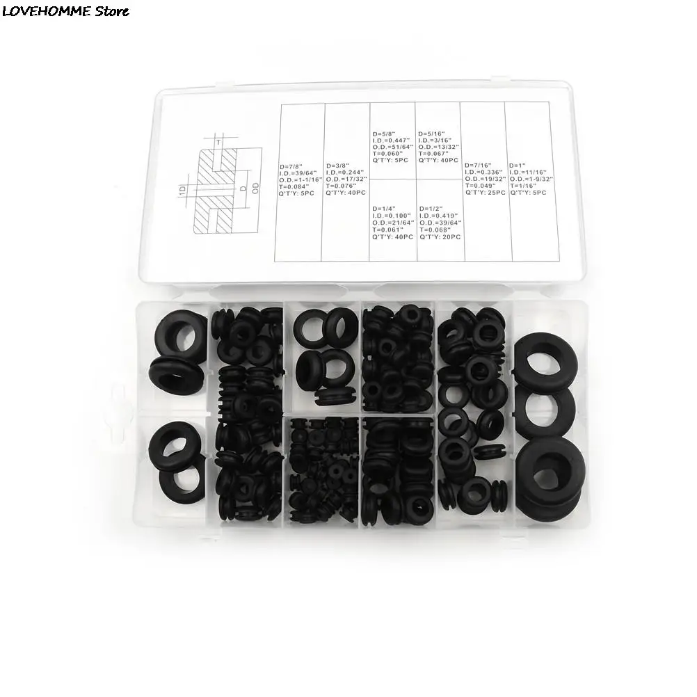 180 шт./упак. набор прокладок для автомобильного электрического провода