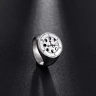 LIKGREAT Викка парные кольца Нержавеющаясталь кольцо викингов Лилит уплотнение Nigtht богиня луны Соломоновых Островов Магическая Каббала талисман Винтаж ювелирные изделия, Новое поступление, подарок при покупке!