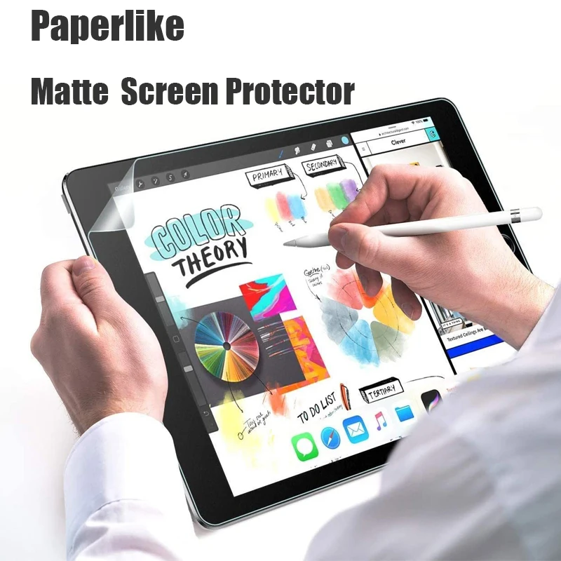[2 упаковки] бумага для защиты экрана iPad Air 4 10 9 дюйма как матовая пленка из ПЭТ