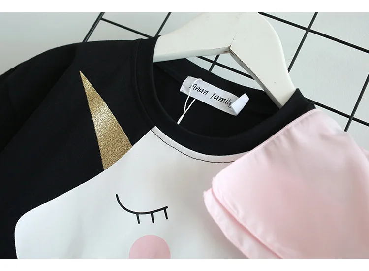 Платье с единорогом; платье для мамы и дочки; Fmaily Look; одинаковые платья для мамы и дочки; одежда «Мама и я»; unicornio
