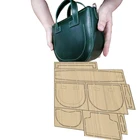 Японское стальное лезвие сделай сам, кожаный ремесленный шаблон, Женская сумочка, форма, деревянные штампы, ремесло для кожевенного ремесла