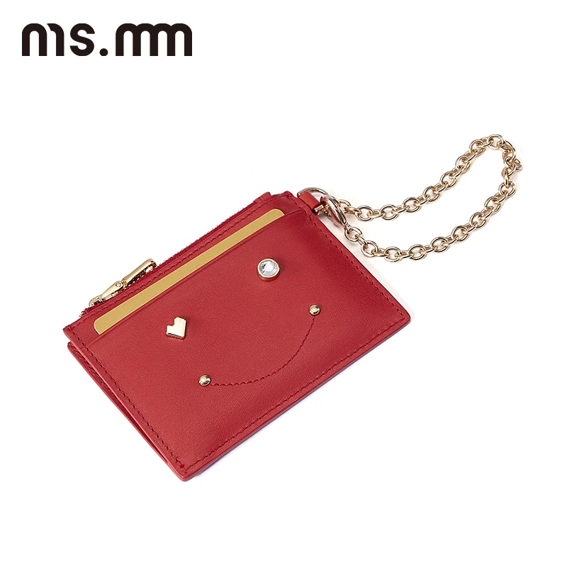 Ms. MM кошелек из натуральной кожи с бриллиантами модный держатель для карт