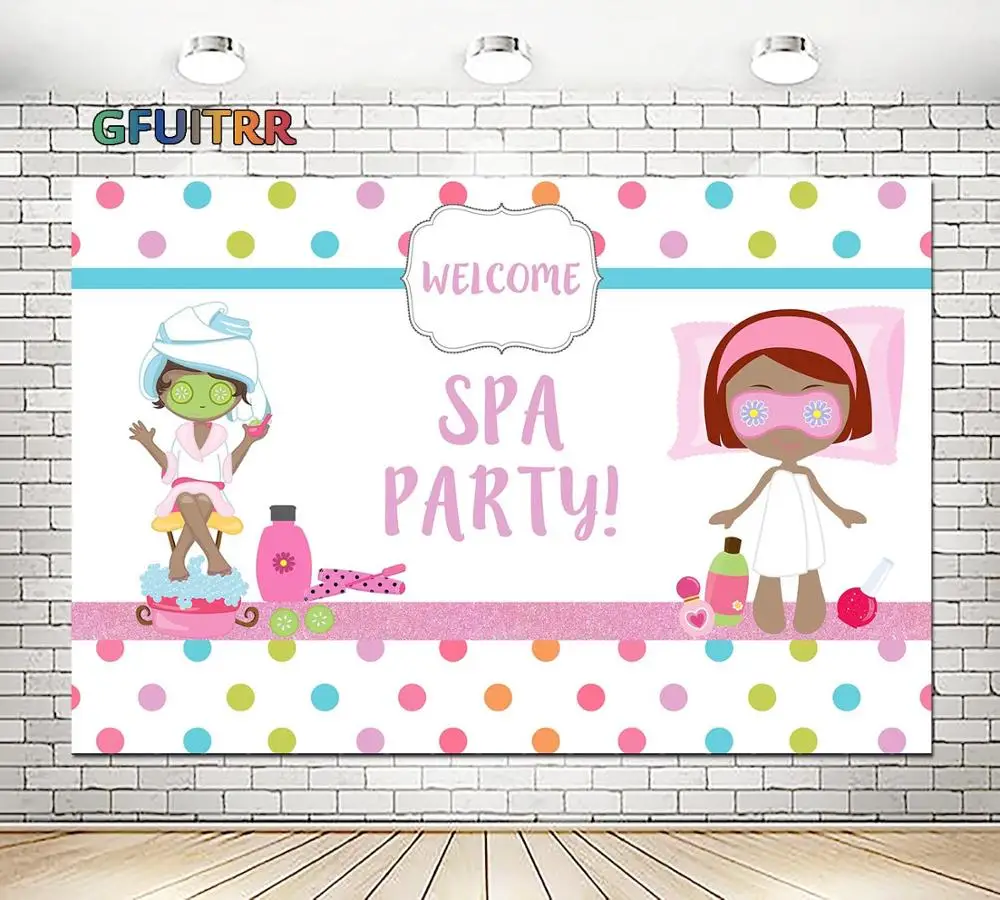 GFUITRR Spa вечерние ринка фотография декорация фото фон виниловый реквизит|Фон для