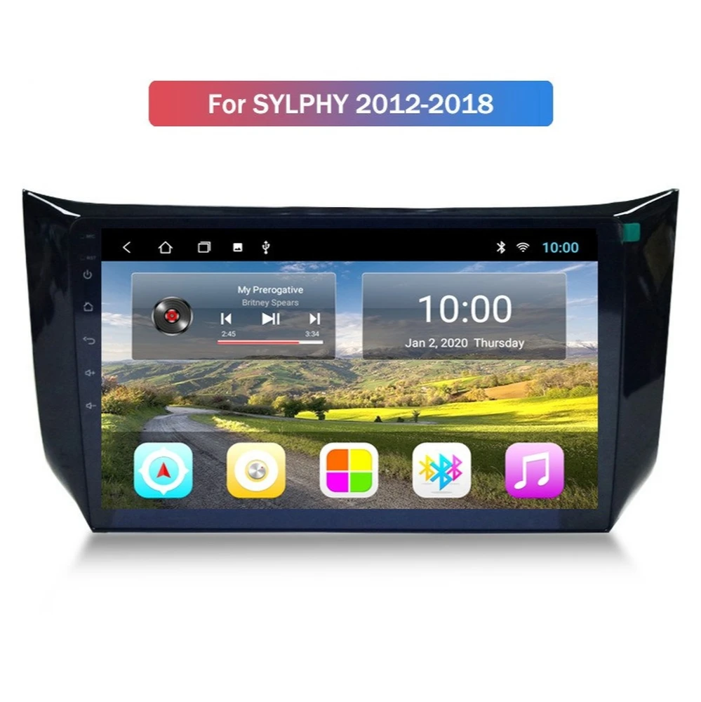 

Android 10.0 Car GPS Navigation For NISSAN SYLPHY 2012-2018 Car Multimedia Player With Wifi 4G AHD DSP CARPLAY Mirror Link