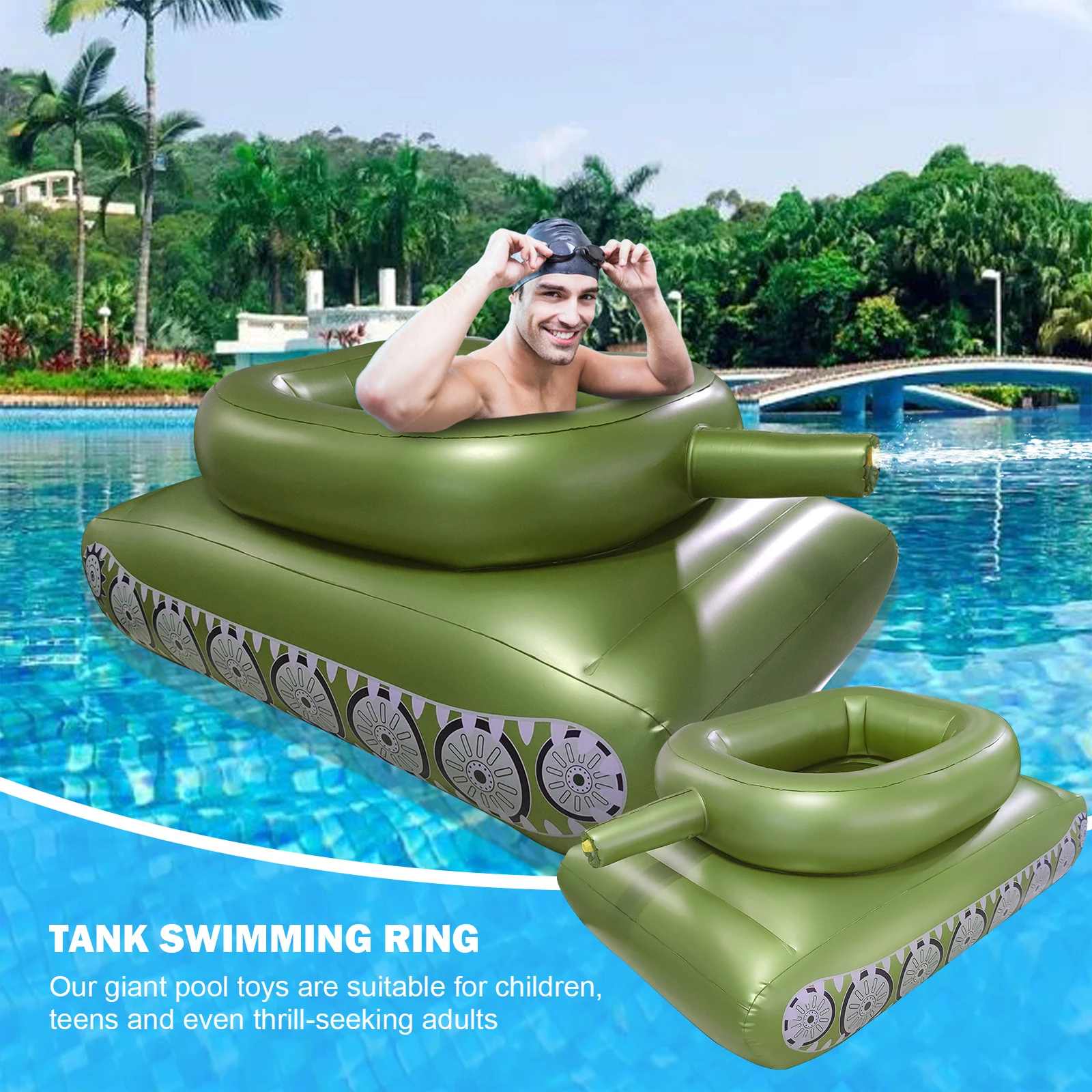 Надувной бассейн для плавания на открытом воздухе кольца пляжные игрушки и