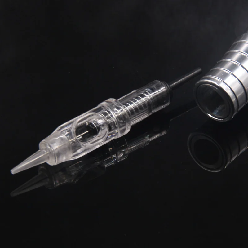 50шт татуировки иглы картриджа одноразовые полуперманентный макияж бровей ручка