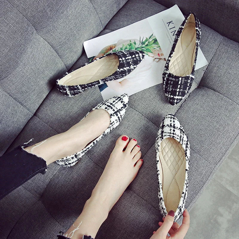 Весна-лето 2020 Женская обувь на плоской подошве Повседневная женская без шнуровки