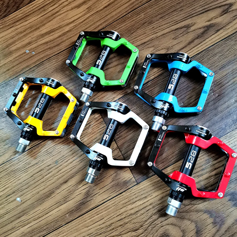 

528 mountain bike magnesium alloy bicycle pedal sealed bearing mtb road bike pedal wide non-slip bicycle part