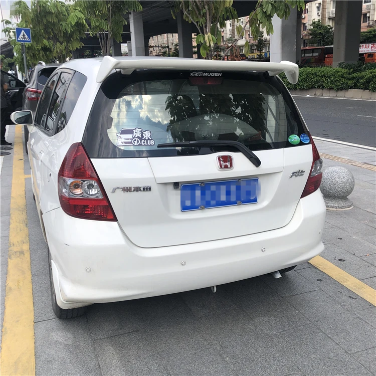 Спойлер для Fit 2004-2007 Honda Jazz спойлер WYK ABS пластик Материал заднее крыло автомобиля