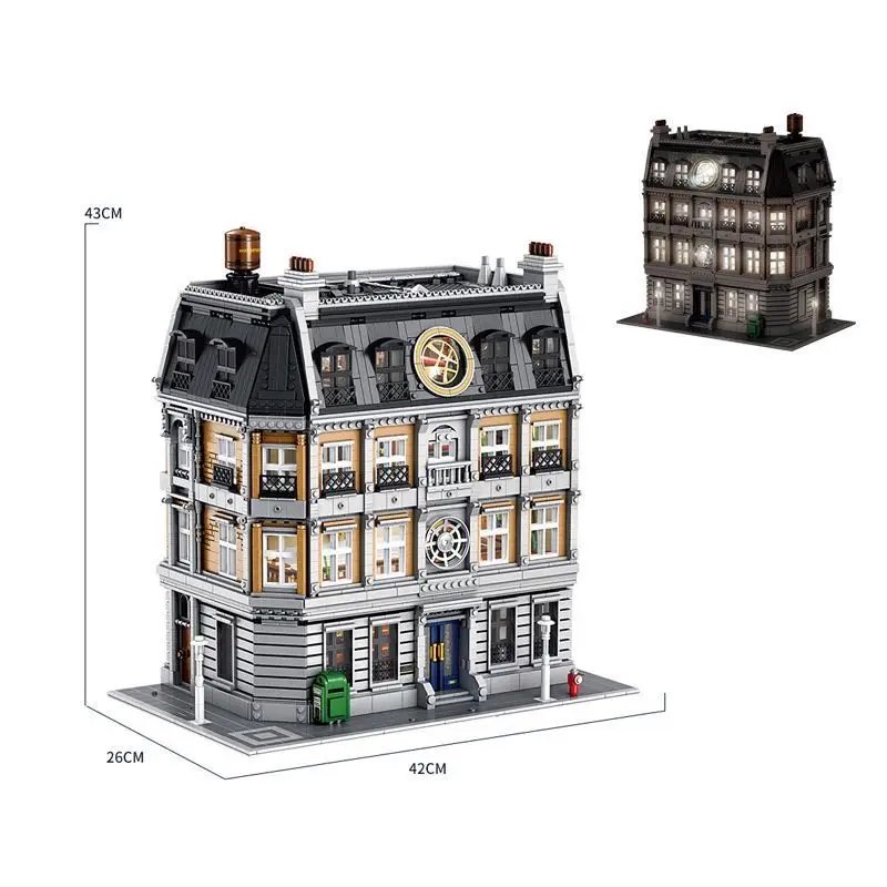 

With Light Super Heroes The Doctor Strange Sanctum Sanctorum Building Blocks Bricks Educational Toys Christmas Birthday Gifts
