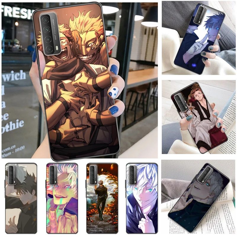 

Jujutsu Kaisen Satoru Gojo Yuji Itadori Fushiguro Megumi Sukuna Phone Case For Huawei P Smart Z 2019 2021 Carcasa Cases