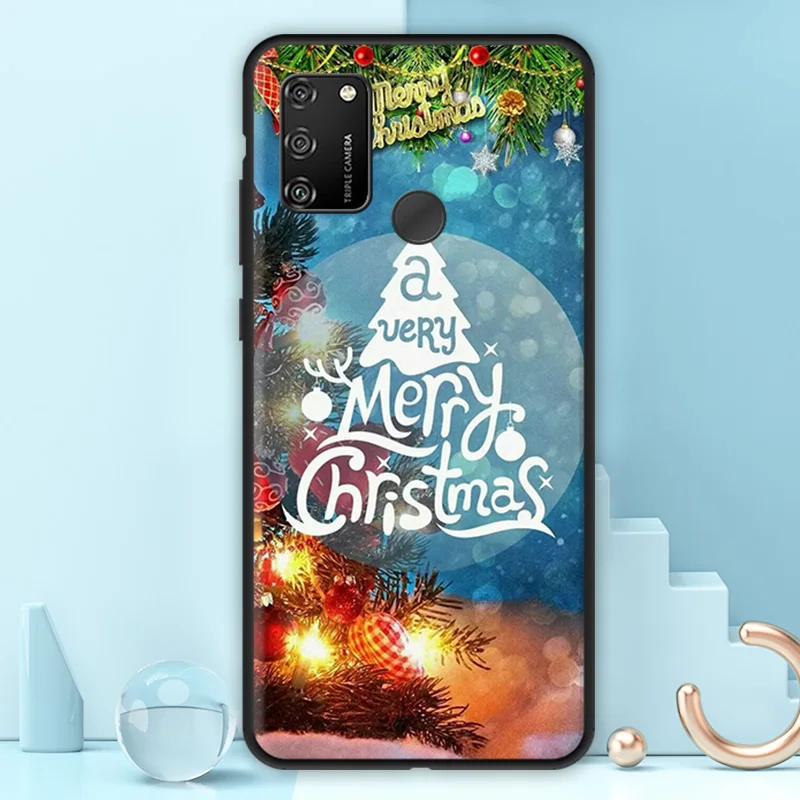Рождественский чехол с Санта Клаусом для Huawei Honor 10i 10 Lite 20 Pro 30 20i 30i 20S 30S рисунком