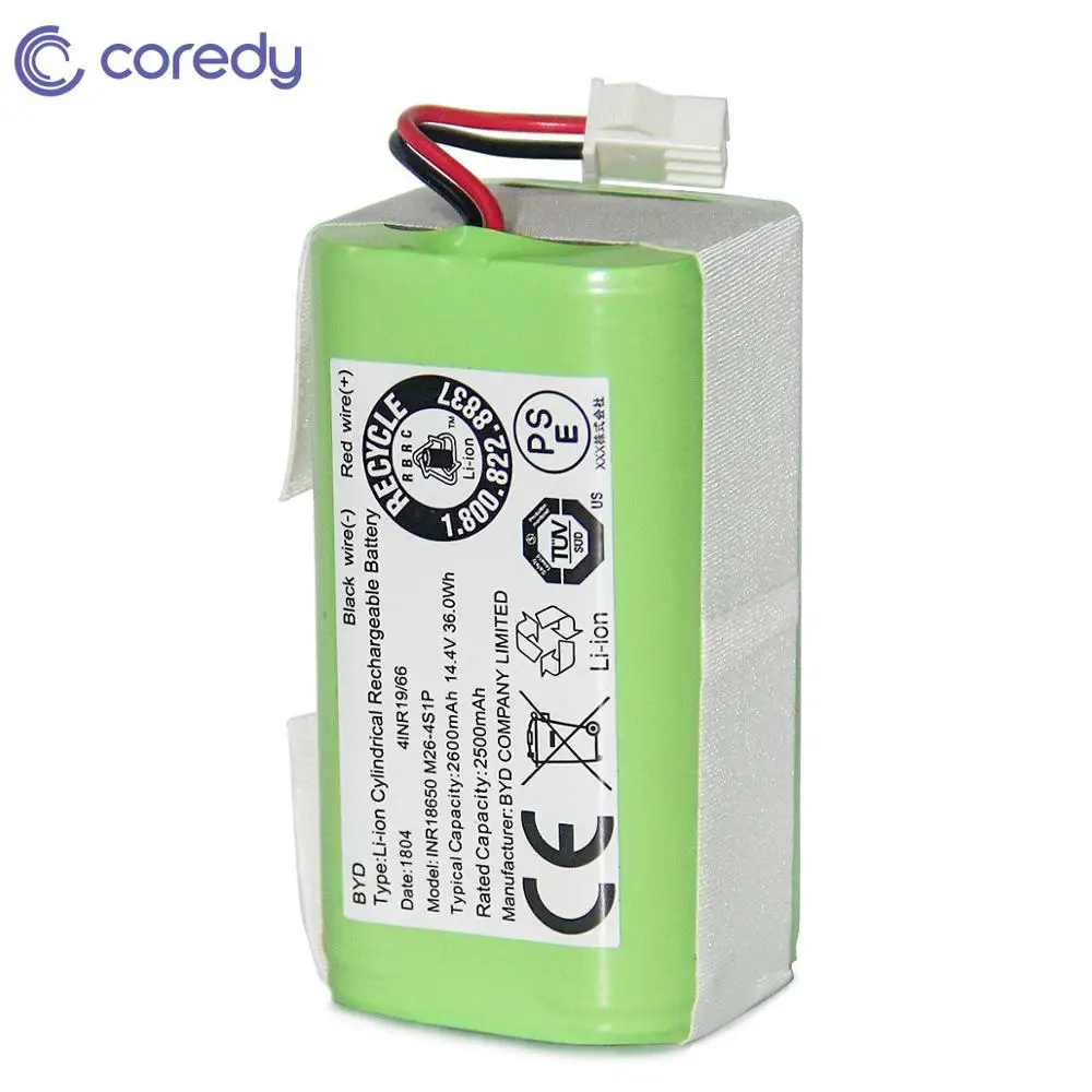 Сменный аксессуар 2600mAh литий-ионный аккумулятор для всех Coredy Запчасти для робота-пылесоса отправка 8 шт боковых щеток