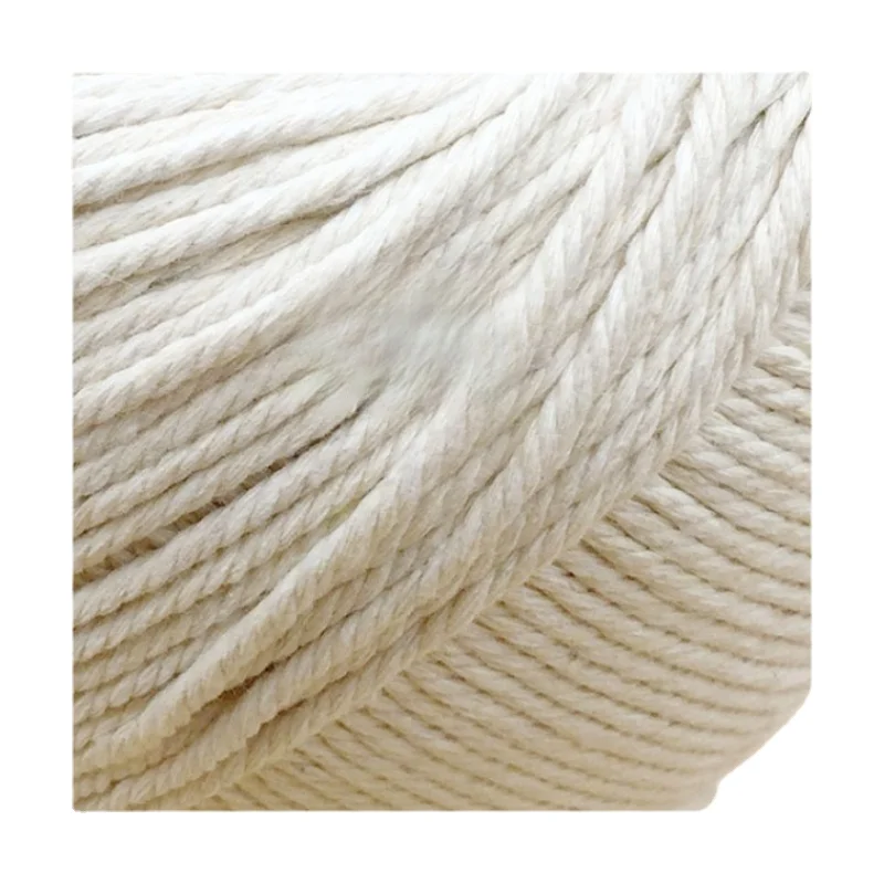 

White Simple Practical Durable Cotton Rope For Food Packing Hand Mending Clothes Material