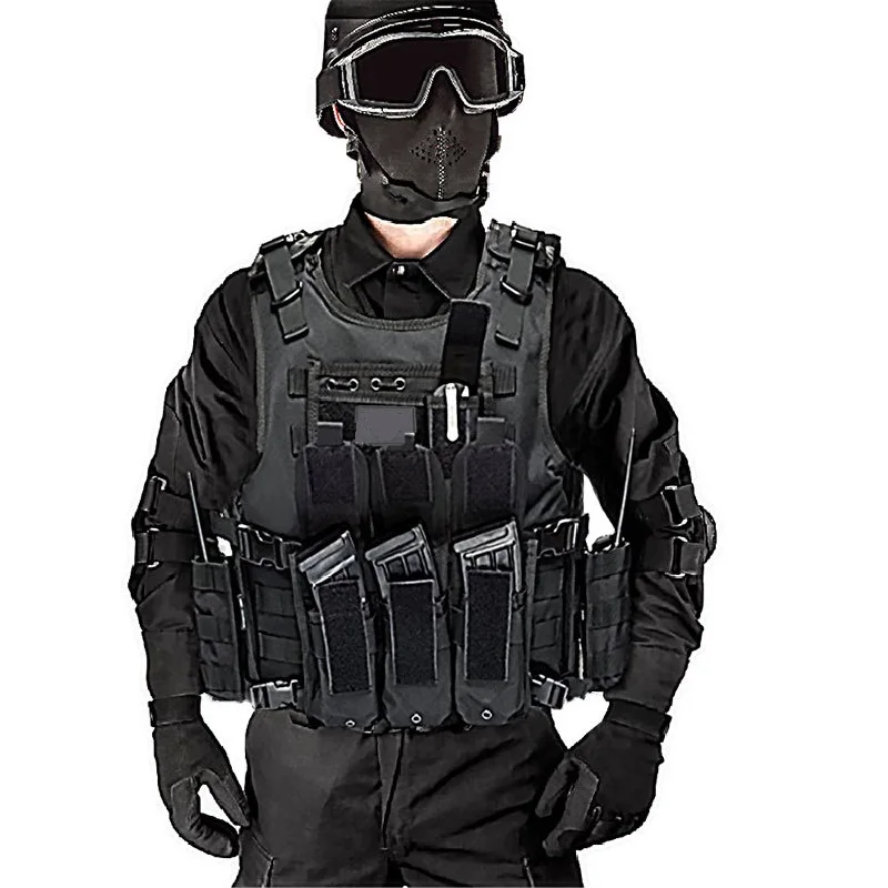

Hunting Vest Molle Airsoft Vest Tactical Vest Plate Carrier Swat Fishing CS Game Outdoor Military Army Armor Police Vest