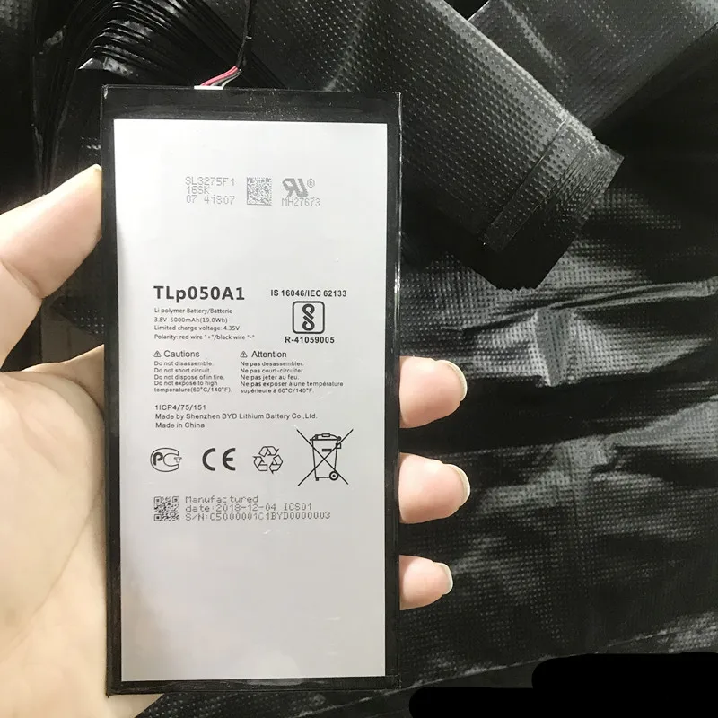 

3.8V 5000mAh Battery for Alcatel TLp050A1 Batteria