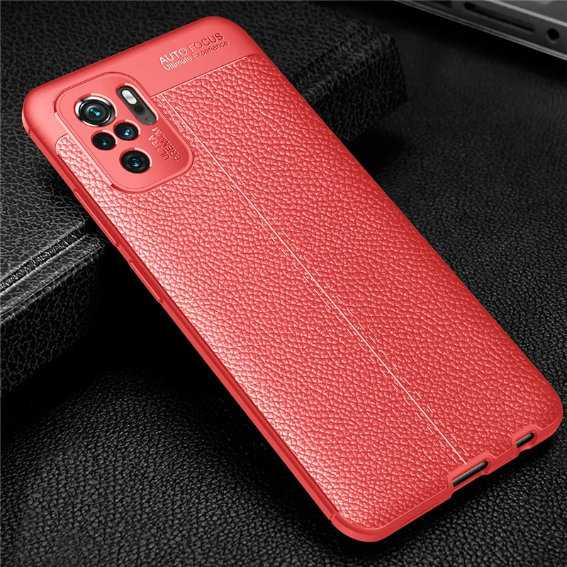 for xiaomi redmi note 10 case for redmi note 10 cover capas phone bumper tpu soft leather for fundas redmi note 10 cover 6 43 free global shipping