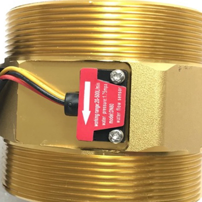 3 дюймов потока Сенсор турбинный расходомер счетчик зал метр|Датчики расхода| |