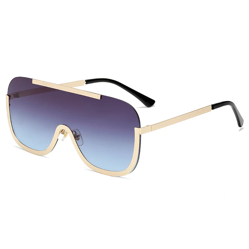 

sol feminino design de marca de sol para mulheres, de metal, lentes degradvintage, grande, de tama