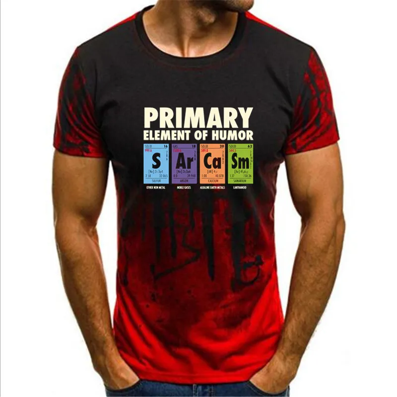 

Смешная футболка с градиентным изображением смешного периодического стола юмора, футболка S, Ar, Ca, Sm, Science, Sarcasm, основные элементы, химия, 100% х...