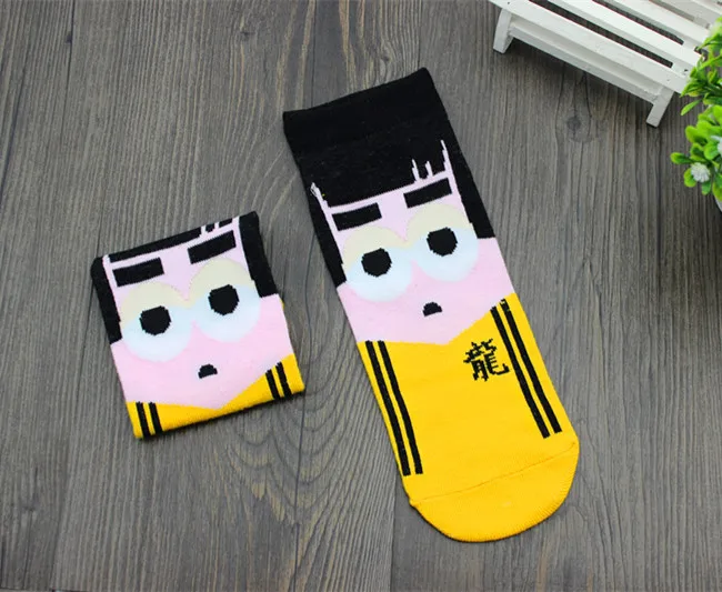 60 пар, летние носки Harajuku, хип-хоп, ниндзя, Бэтмен Супермен Спайдермен, Капитан Америка, Мстители, короткие, новинка, Sokken - Цвет: B