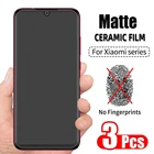 Матовая керамическая пленка для Xiaomi Poco X3 Pro NFC M3 F3, матовые Защитные пленки для экрана Redmi Note 10, 9, 8 Pro, 8T, 9T, 9s, 10s, 7A, 8A, 9A, 9C