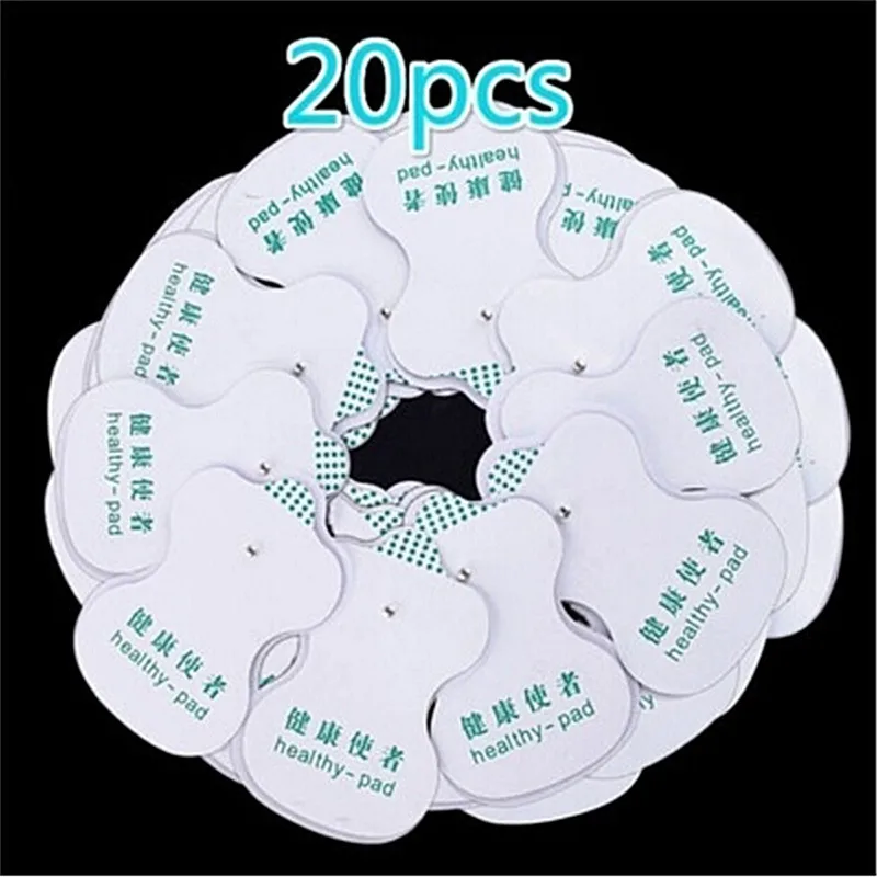 

20Pcs Tens Acupuncture Digital Therapy Machine Massager Tools White Electrode Pads Comfortable massage tools