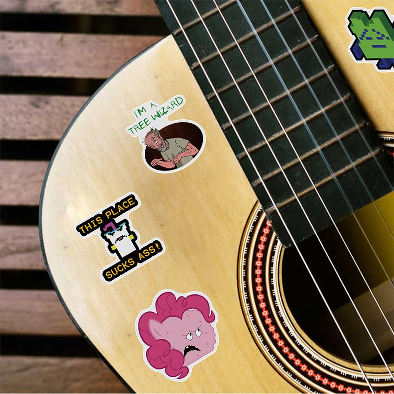 

10/30/50Pcs Aqua Teen Hunger Force Graffiti Sticker Waterproof Fridge Guitar Laptop Motorcycle Skateboard Joke Decal Classic Toy