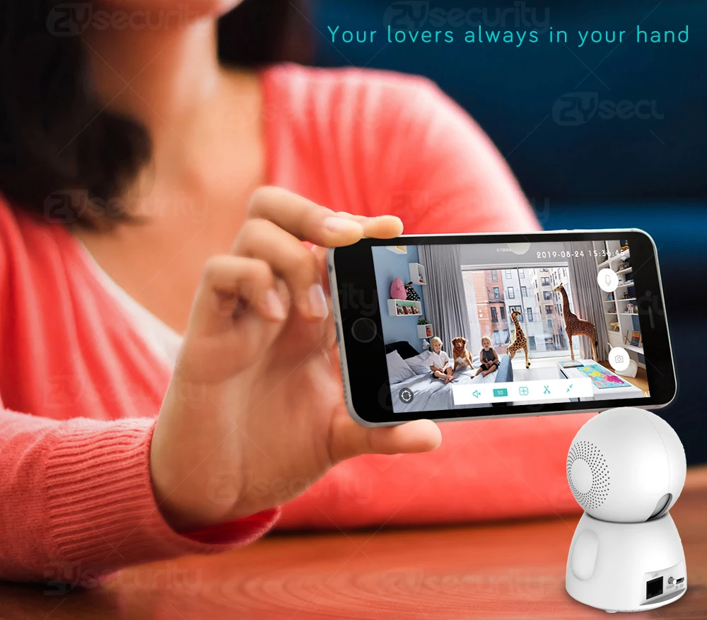 1080p WiFi камера умная беспроводная домашняя камера с автоматическим отслеживанием кабель для камеры CCTV IP камера PTZ iCSee