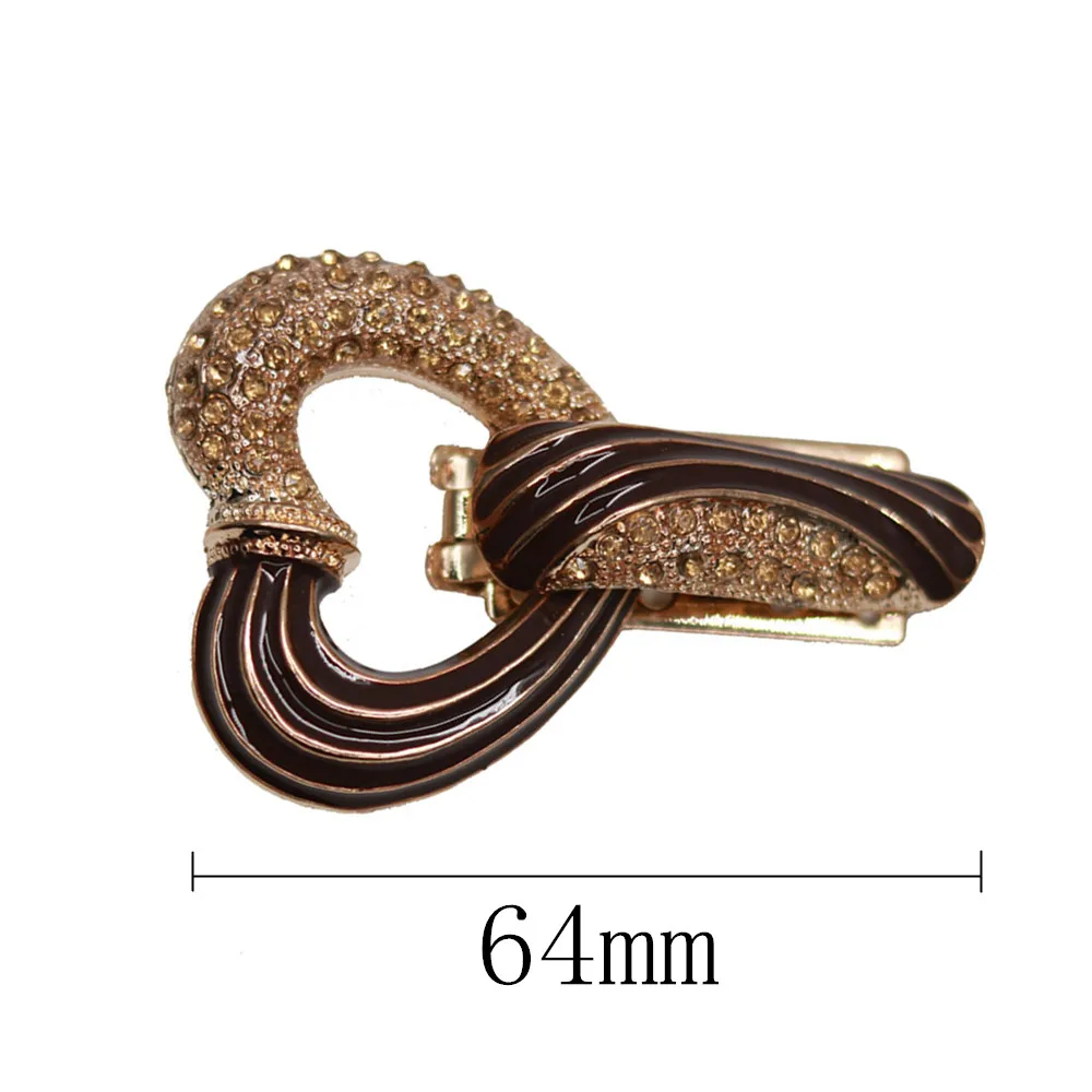 Хорошее качество 64 мм металлические стразы кнопка с свитер украшение пальто