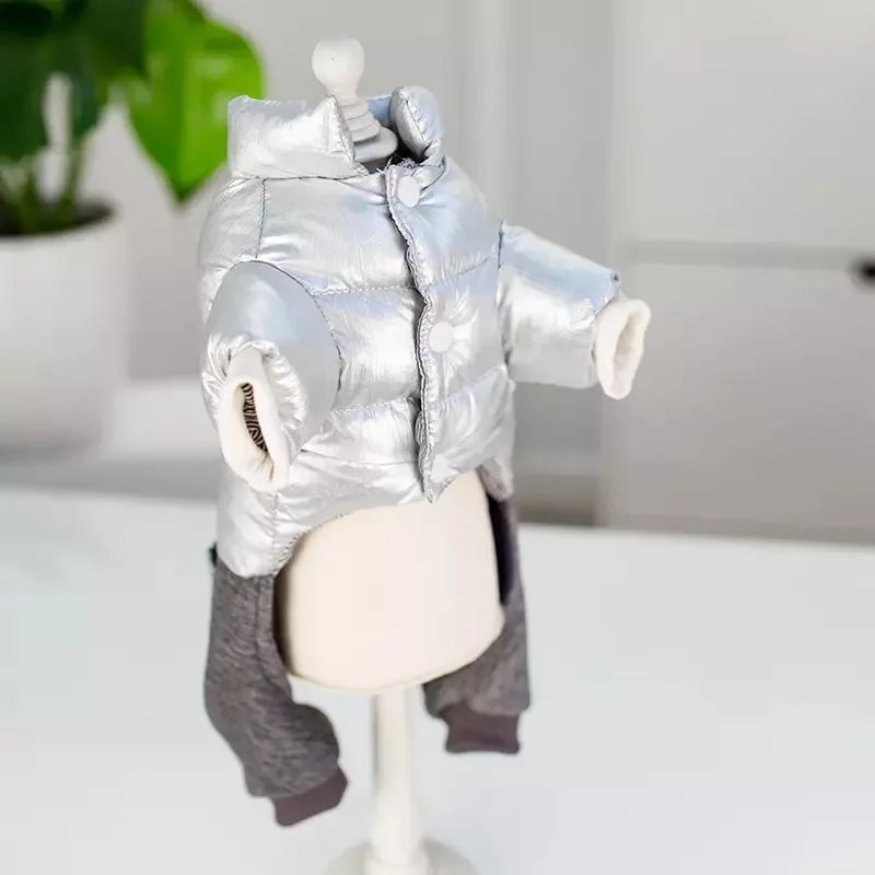 Зимняя теплая одежда для маленьких собак Комбинезоны чихуахуа французского