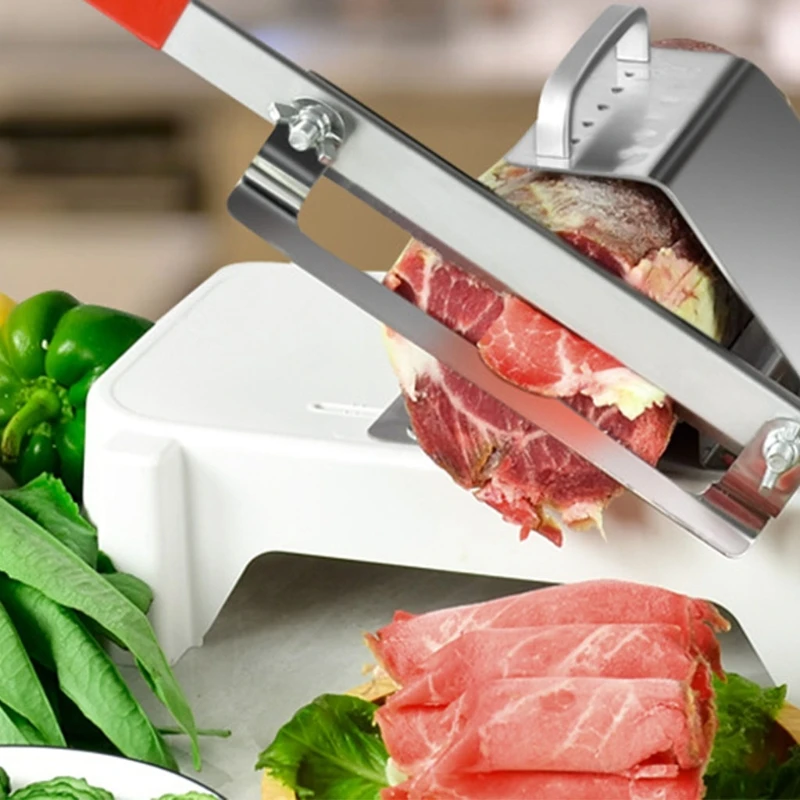 

Vegetable Cutting Machine Household Manual Meat Slicer Frozen Food Slicer Beef Meat Cutting Machine Kitchen Slicing Retailsale