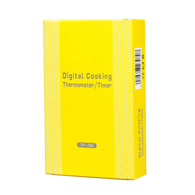 

BBQ Thermometer Kitchen Household Food Thermometer Barbecue Thermometer BBQ Countdown Stainless Steel Probe Thermometer