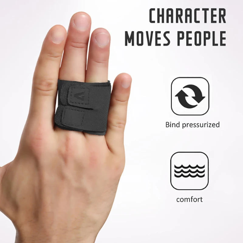 

158X Support Pressure Nylon Finger Splint Wrap Breathable Washable Anti-slip Professional Fingers Guard Joint Protective Cover