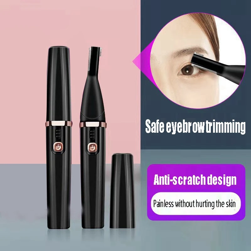 

Hair Remover Electric Eyebrow Trimmer Scissors Men Shaving Cutting Machine Lady Makeup Shaver Mini Razor for Women