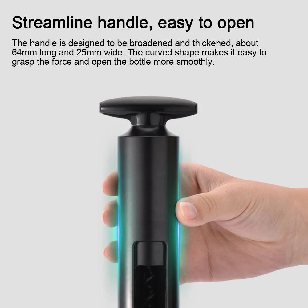 

Manual Multifunction Portable Wine Bottle Opener Sparkling Red Wine Simple Opener Corkscrew Bottle Corks Remover Kitchen Tool