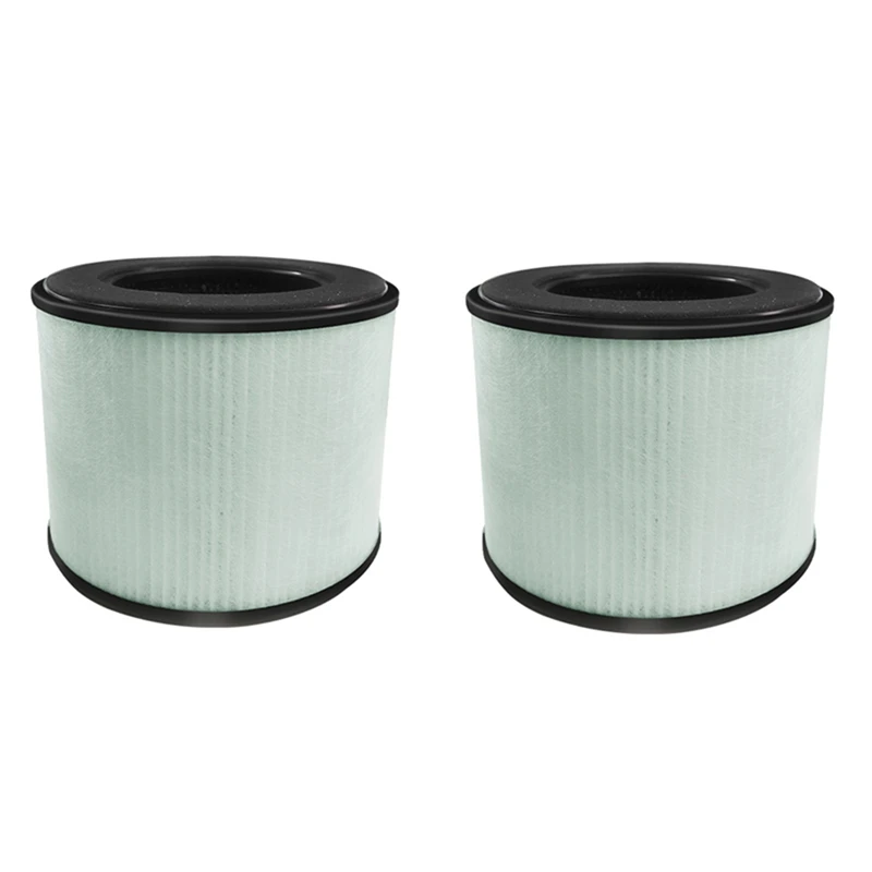 

2-Pack Upgraded BS-08 3-In-1 Filter Replacement Compatible for PARTU Air Purifier, Better Pet Dander and Odor Control